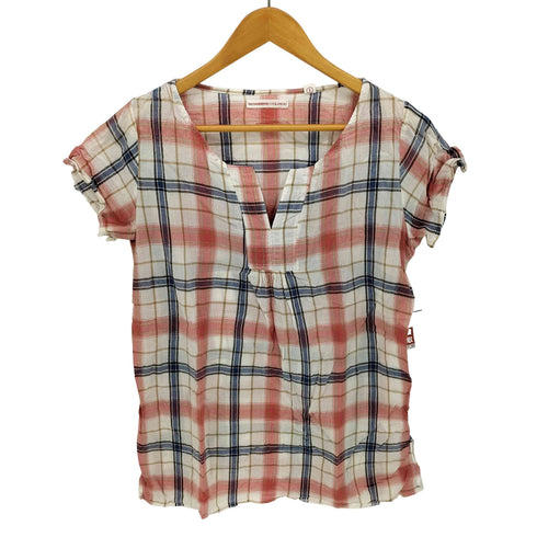 SUNSHINE+CLOUD チェック ガーゼ S/S ブラウス レディース JPN:1