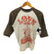 BOOTLEGGERS 両面 キャラクター プリント ラグラン Tシャツ メンズ import:S