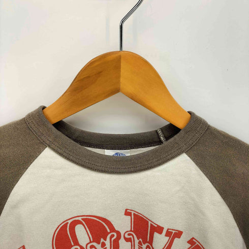 BOOTLEGGERS 両面 キャラクター プリント ラグラン Tシャツ メンズ import:S
