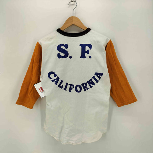 BOOTLEGGERS 両面 キャラクター プリント BANANAPOWER ラグラン Tシャツ メンズ import:S