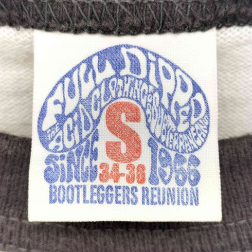 BOOTLEGGERS 両面 キャラクター プリント BANANAPOWER ラグラン Tシャツ メンズ import:S