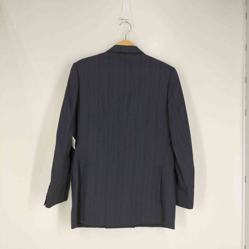 アクアスキュータム AQUASCUTUM イングランド製 ストライプ ダブルテーラードジャケット メンズ