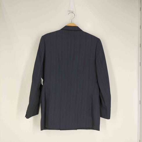 アクアスキュータム AQUASCUTUM イングランド製 ストライプ ダブルテーラードジャケット メンズ