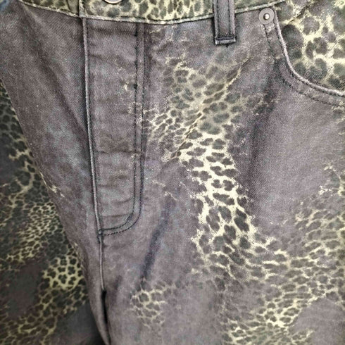ターク TAAKK 25AW WIDE 5-POCKET PANTS ワイド ファイブポケットパンツ レオパード メンズ JPN:4