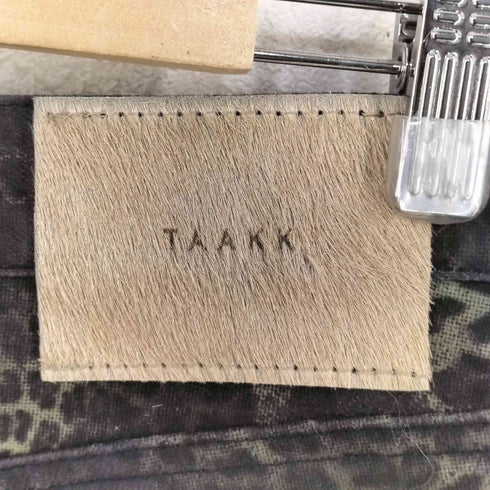 ターク TAAKK 25AW WIDE 5-POCKET PANTS ワイド ファイブポケットパンツ レオパード メンズ JPN:4