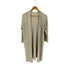 エヴァムエヴァ evam eva double covering robe リネン混カーディガン レディース