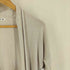 エヴァムエヴァ evam eva double covering robe リネン混カーディガン レディース