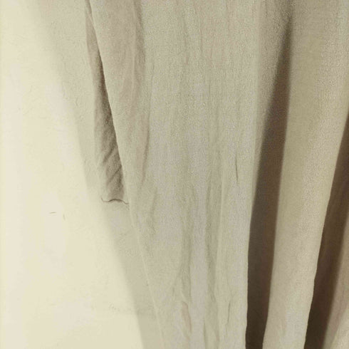 エヴァムエヴァ evam eva double covering robe リネン混カーディガン レディース