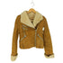 スパイラルガール SPIRALGIRL sheepskin スウェードムートンライダースジャケット レディース JPN:M