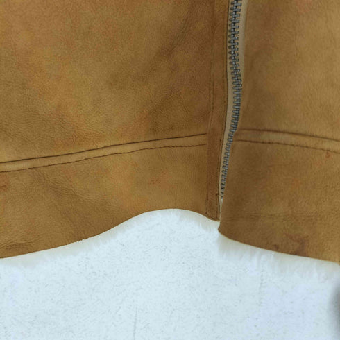 スパイラルガール SPIRALGIRL sheepskin スウェードムートンライダースジャケット レディース JPN:M