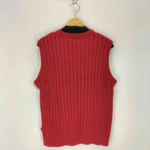 ノーティカ NAUTICA 00S 刺繍コットンニットベスト メンズ import:M
