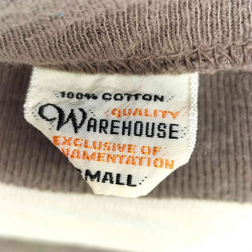 ウエアハウス WAREHOUSE クルーネック ロングスリーブ ボーダーTシャツ メンズ JPN:S