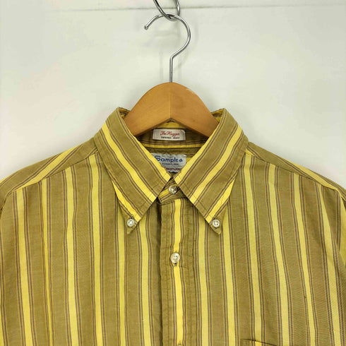 USA製 ストライプ S/S ボタンダウン シャツ メンズ US:40