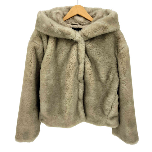ザラ ZARA フェイクファー ショートコート レディース import:S