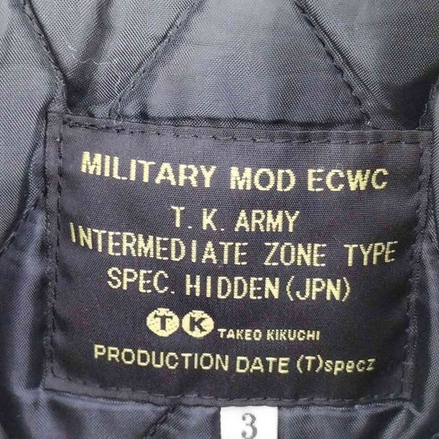 ティーケータケオキクチ tk. TAKEO KIKUCHI MILITARY MOD ECWC ミリタリー モッズコート メンズ JPN:3
