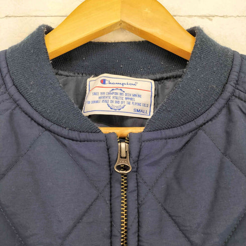 チャンピオン Champion バック刺繍キルティングダブルジップブルゾンジャケット メンズ S