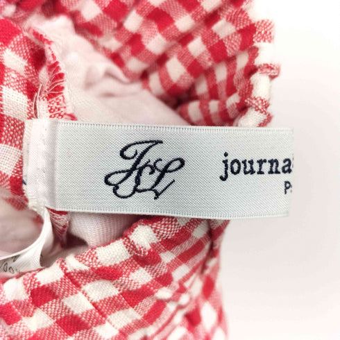 ジャーナルスタンダードラックス JOURNAL STANDARD LUXE リネン ギンガム イージー パンツ レディース
