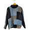 RAW BLUE 韓国製 パッチワークニット Y2K メンズ import:L