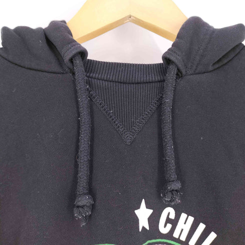 ディーゼル DIESEL ブルガリア製 CHILD AT HEART ハートペイント プルオーバーパーカー レディース import:M