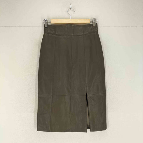 GESTUZ lamb leather ラムレザースカート レディース 34