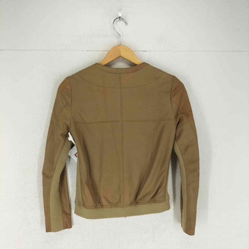 REVISITATION goat leather レザー切替ダブルジップジャケット レディース 36