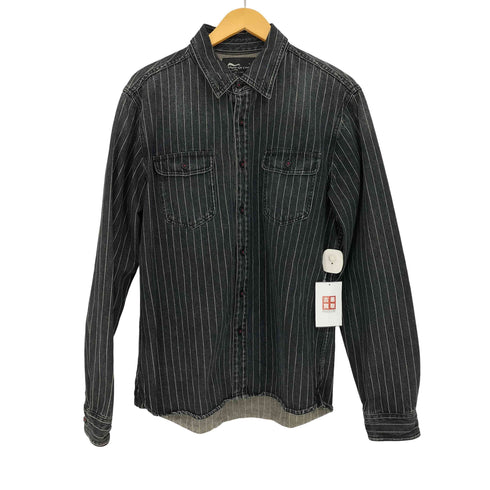 RIFF ROCK ヒッコリー ブラック デニムシャツ メンズ JPN:XL