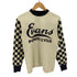 ジョーマッコイ JOE McCOY BALL PARK 袖チェッカー Evens Power Cycle プリント ロングスリーブ Tシャツ メンズ 36