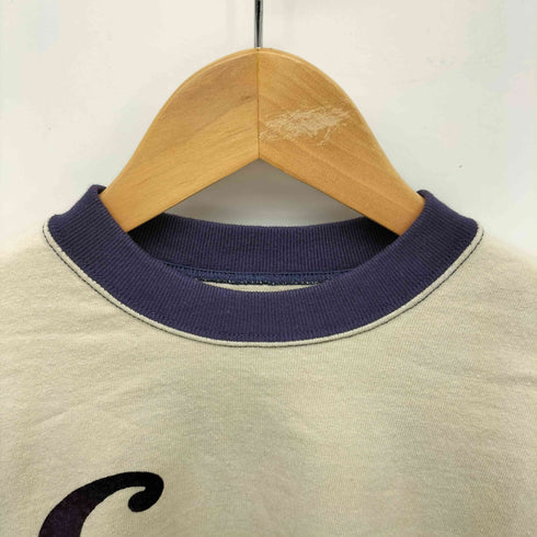 ジョーマッコイ JOE McCOY BALL PARK 袖チェッカー Evens Power Cycle プリント ロングスリーブ Tシャツ メンズ 36
