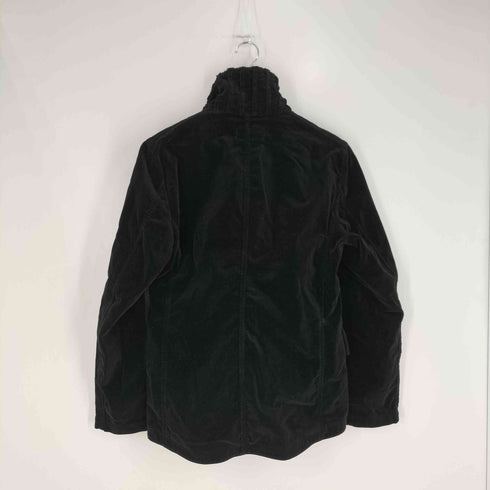 カバンドズッカ CABANE de ZUCCa チェンジボタン フロントプリーツ ハイネック ベロアジャケット メンズ JPN:M