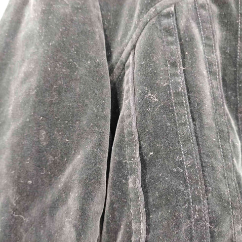 カバンドズッカ CABANE de ZUCCa チェンジボタン フロントプリーツ ハイネック ベロアジャケット メンズ JPN:M