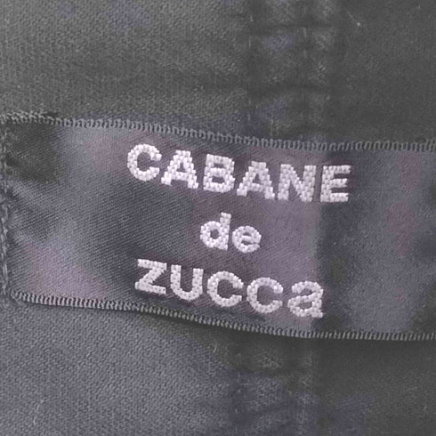 カバンドズッカ CABANE de ZUCCa チェンジボタン フロントプリーツ ハイネック ベロアジャケット メンズ JPN:M