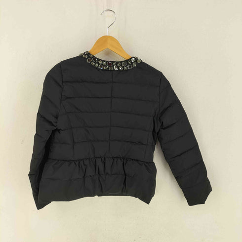 ストロベリーフィールズ STRAWBERRY-FIELDS ビジュー ダウンジャケット レディース