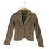 PROFILE pig leather ピッグレザー1Bテーラードジャケット レディース 38