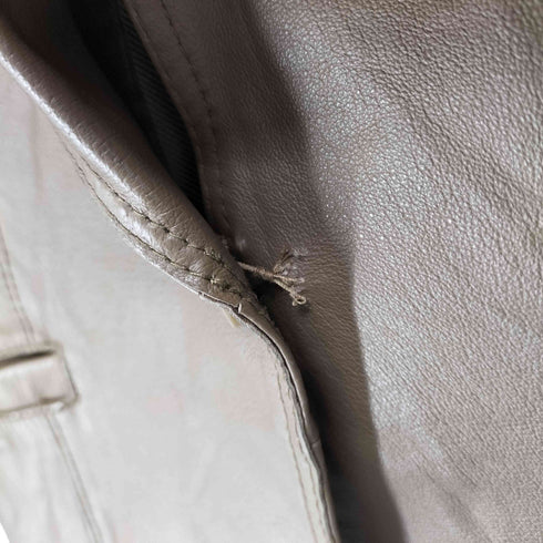 PROFILE pig leather ピッグレザー1Bテーラードジャケット レディース 38