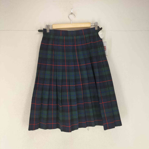 BHS イギリス製チェックラップスカート レディース 16