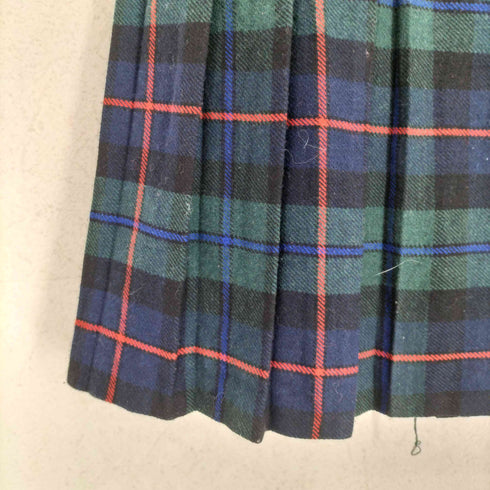 BHS イギリス製チェックラップスカート レディース 16