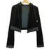 フォクシーニューヨーク FOXEY NEW YORK ベロア フーデッド ジャケット ボレロ レディース JPN:40