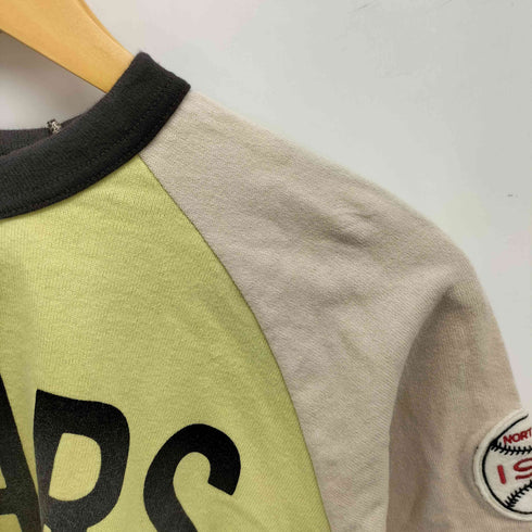 BOOTLEGGERS 両面 プリント がんばれベアーズ ラグラン Tシャツ メンズ JPN:S