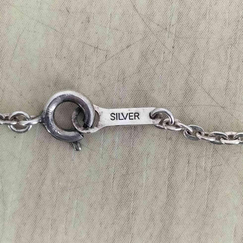ザキッス THE KISS SILVER刻印 メッセージネックレス レディース