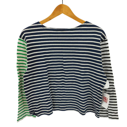 ビームスボーイ BEAMS BOY エルボーパッチ バスク ロングスリーブ カットソー レディース FREE