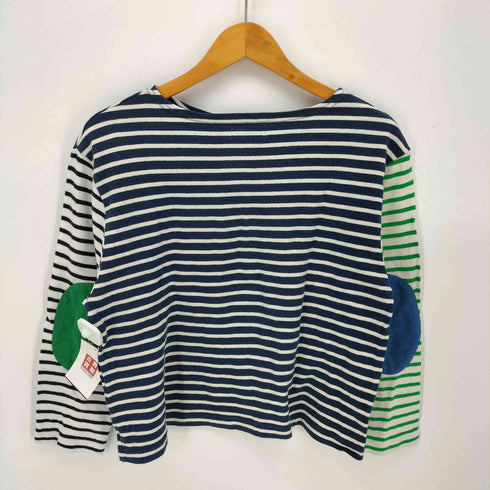 ビームスボーイ BEAMS BOY エルボーパッチ バスク ロングスリーブ カットソー レディース FREE