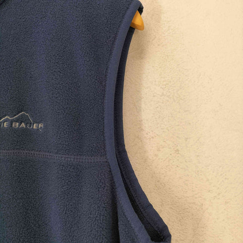 エディーバウアー Eddie Bauer フリースジップベスト メンズ S
