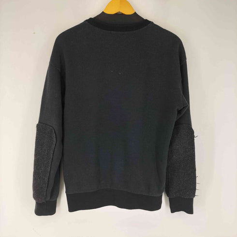 コムデギャルソンオム COMME des GARCONS HOMME 2017AW エルボーパッチ クルーネックスウェット メンズ JPN:XS