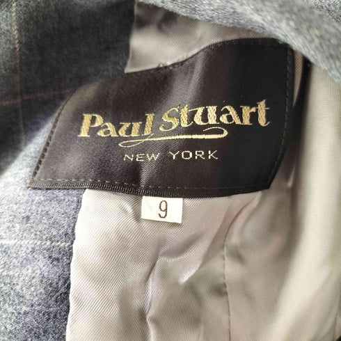 ポールスチュアート Paul Stuart チェック柄 テーラードジャケット スカート セットアップ レディース トップス:9 スカート:11
