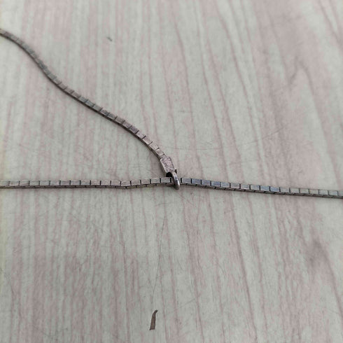 ヨンドシー 4℃ SILVER刻印デザインネックレス レディース