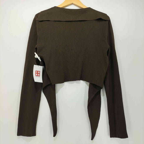 フォクシー FOXEY BOUTIQUE シルク混 ショート丈 襟付きカーディガン ボレロ レディース JPN:40