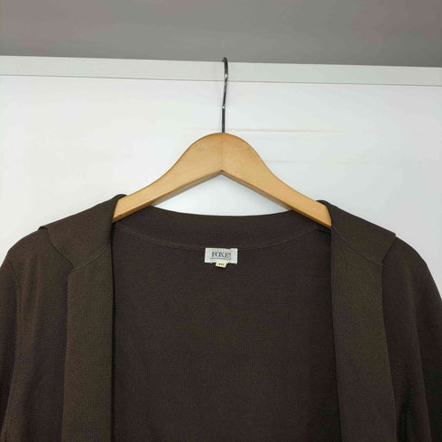 フォクシー FOXEY BOUTIQUE シルク混 ショート丈 襟付きカーディガン ボレロ レディース JPN:40