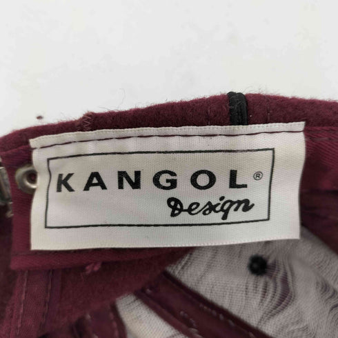 カンゴール KANGOL USA製 ロゴ 刺繍 バイカラー フェルト 6パネル キャップ メンズ ONE SIZE