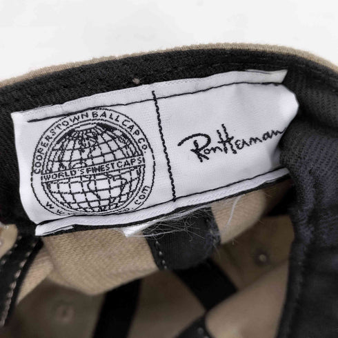 ロンハーマン Ron Herman USA製 リーフ 刺繍 スナップバック 6パネル キャップ メンズ