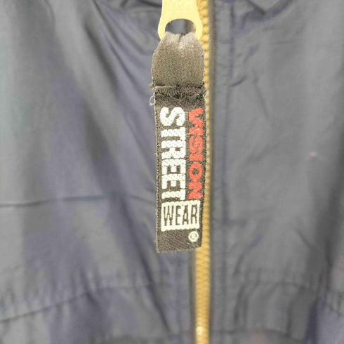 ヴィジョンストリートウェア VISION STREET WEAR リップストップ リバーシブル フリース ジャケット メンズ import:M